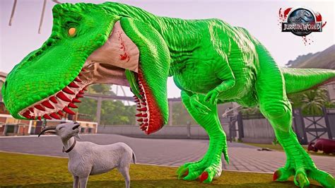 New Green T Rex Vs Spiderman Acrocanthosaurus Vs Venom Dinosaurs Fight