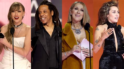 2024 Grammys Best Moments Taylor Swift And Miley Cyrus Win Big And More