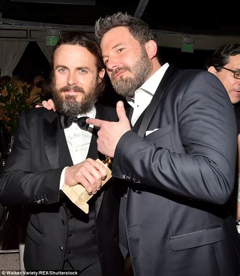 Casey Affleck Parties At Amazon Bash With Brother Ben Affleck To