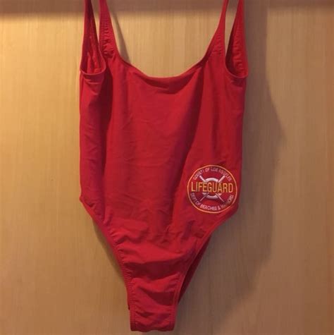 Baywatch Swimsuit From Zara Women S Fashion Swimwear Bikinis And Swimsuits On Carousell