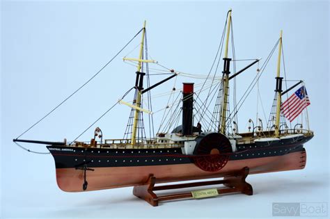 SS Central America Ship of Gold Wooden Ship Model | SavyBoat