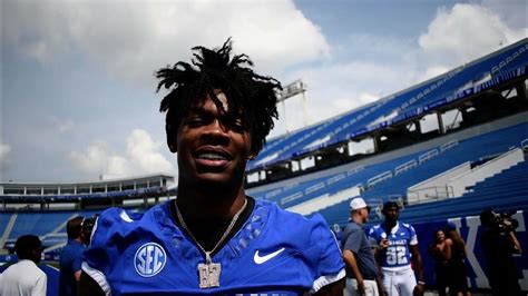 Barion Brown Interview Kentucky Football Media Day 2023 Youtube