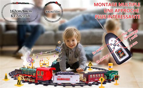 Formizon Train Jouet Pour Enfants Jouet De Train Vapeur Train De