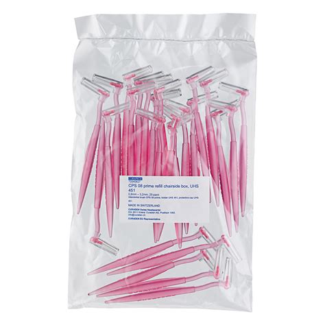 Curaprox Cps 08 Prime Interdental Brushes With Angled Holders Pink 25