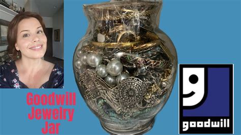 Another Great Goodwill Jewelry Jar Youtube