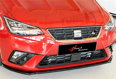 Seat Ibiza Mk5 2017 2019 Rieger Design Front Blade Splitter Front Lip