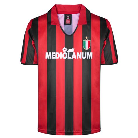 Heimtrikot Erbe Mailand Ac Ac Mailand Serie A Vereine