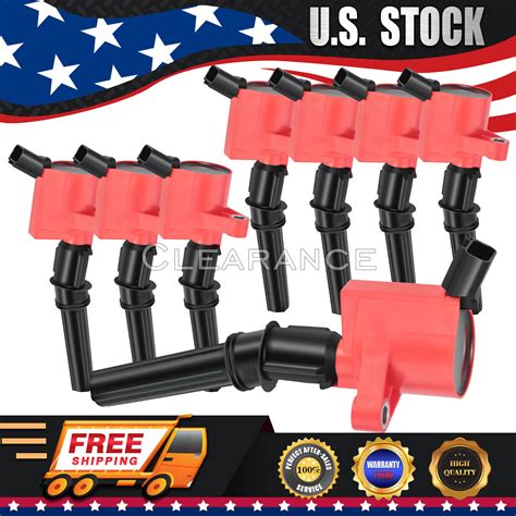 DG508 Ignition Coils For Ford F150 F250 F550 Lincoln V8 4 6L 5 4L FD503