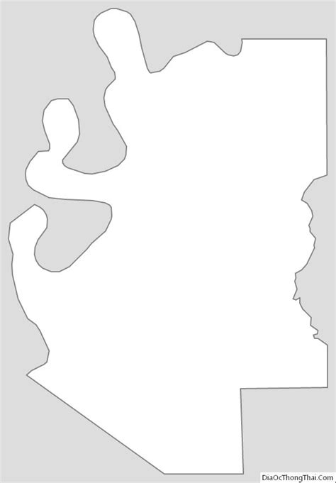 Map of Tunica County, Mississippi