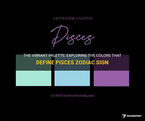 The Vibrant Palette Exploring The Colors That Define Pisces Zodiac