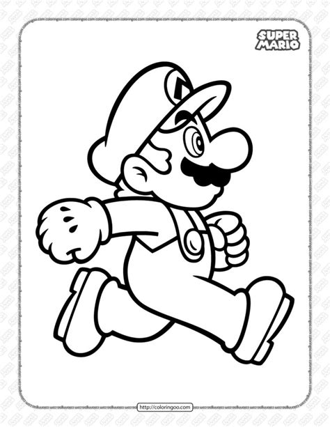 Super Mario Coloring Book Pdf At Weboaklynnblog Blog