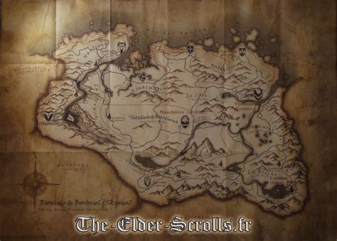 Skyrim Map Wallpaper - WallpaperSafari