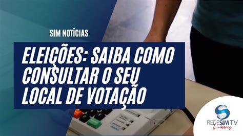 ELEIÇÕES 2022 Saiba como consultar o seu local de votação evitando