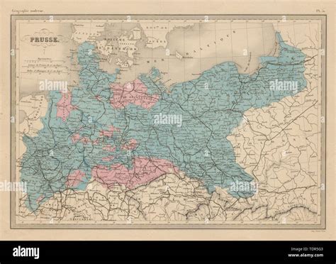 Prussia map 1871 hi-res stock photography and images - Alamy