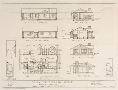 Post War Sydney Home Plans To