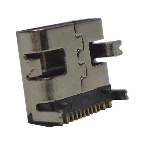 CENTRO DE CARGA TIPO C 12 PIN 4 PIN SMD CUERPO Kuali Mecatrónica