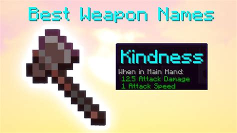 Sword Names In Minecraft