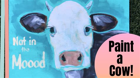 Easy Free Cow Painting Tutorial Video Loose And Fun