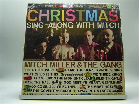 Mitch Miller Christmas Sing Along With Mitch Lp Columbia 1958 Vintage