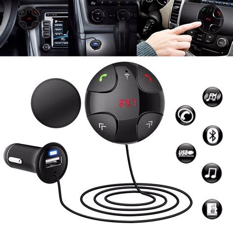 Transmetteur Fm Sans Fil Bluetooth Kit De Voiture Mains Libres Lecteur