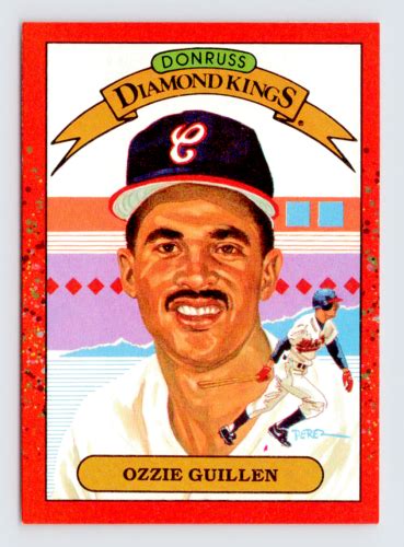 1990 Donruss Card 15 Ozzie Guillen Chicago White Sox Diamond Kings