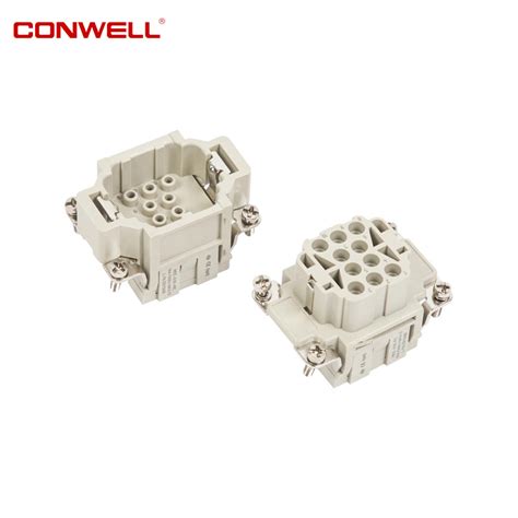 Hee Series Industrial Heavy Duty Connectors Pin High Density Inserts