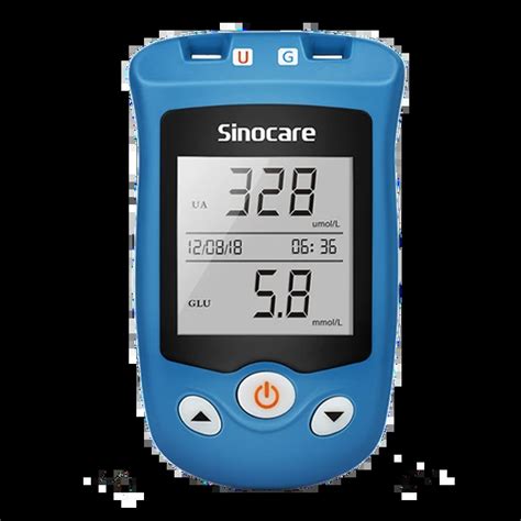 Sinocare Multifunction Blood Analysis Monitor Home Use In Total Uric