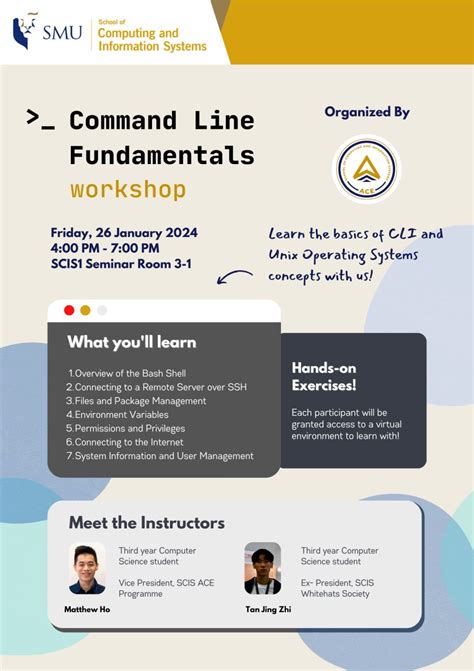 Command Line Fundamentals Workshop School Of Computing And