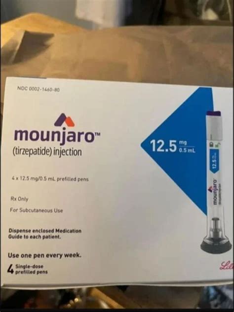 Mounjaro Tirzepatide 12 5 Mg At Rs 19200 Vial Tirzepatide Injection