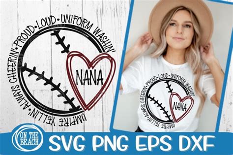 Baseball Svg Baseball Nana Svg Summer Svg Baseball Grandma Etsy