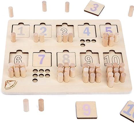 Montessori Math Shapes Quebra Cabeça Contando Forma Montessori Math Toy