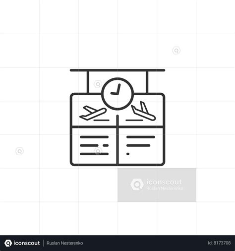 Airplane Schedule Animated Icon - Free Download Vehicle Animated Icons | IconScout