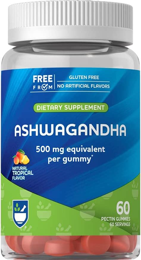 Amazon Rite Aid Ashwagandha Gummies Mg Count High Potency