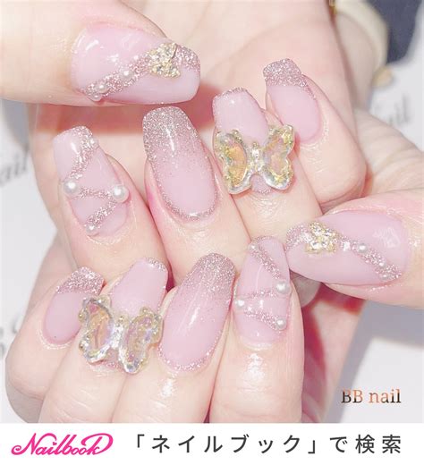 春 オールシーズン ハンド ビジュー ラメ Nail Salon BBのネイルデザイン No 7192768 ネイルブック