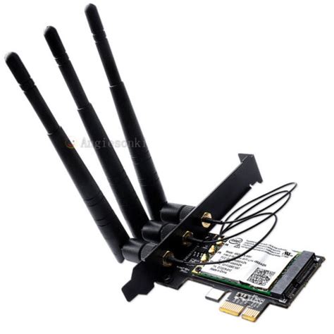 M Dual Band Wireless Desktop Wifi Wlan Card Pci E X Adapter Intel