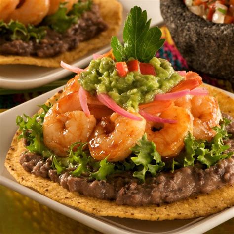 SHRIMP TOSTADAS