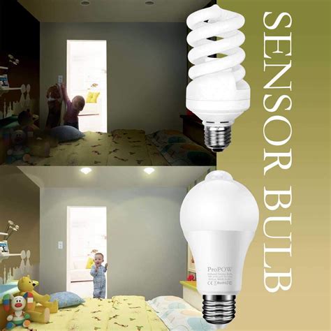 Motion Sensor Light Bulb Propow A Smart Daylight White Motion Sensor