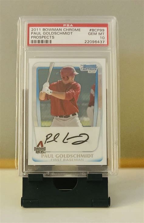 Paul Goldschmidt Bowman Chrome Psa Ebay