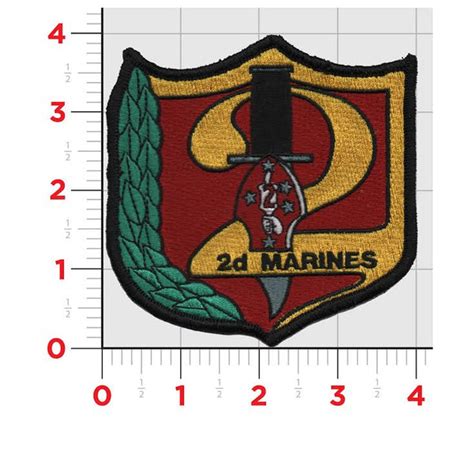 Officially Licensed USMC 2nd Marine Regiment Patch – MarinePatches.com ...