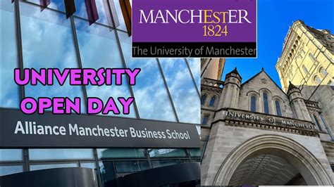 Manchester University Open Day YouTube