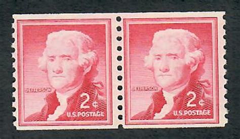 Washington Mnh Coil Pair Tagged Shiny Gum United States