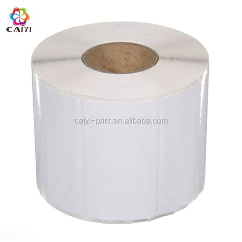 Self Adhesive Glossy White Polyester Labels Thermal Transfer Labels Pp