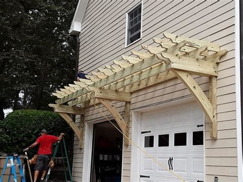 Garage Trellis Pergola Garage Atlanta By Mullins Remodeling