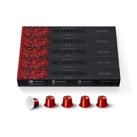 Nespresso Capsules Original Line Ispirazione Napoli Dark Roast Coffee Pods 50