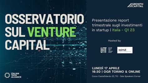 Presentazione Osservatorio Trimestrale Sugli Investimenti Vc In Italia