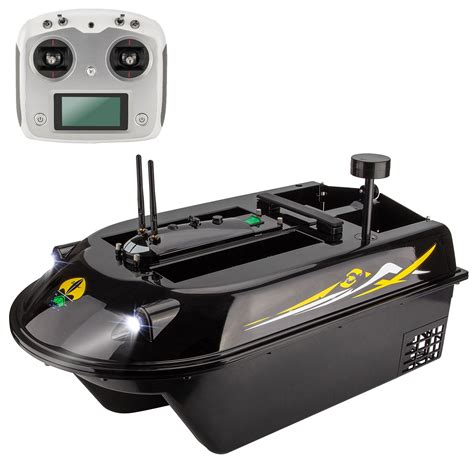 Remote Control GPS Fishing Bait Boat with LCD Screen Displays - Campers ...