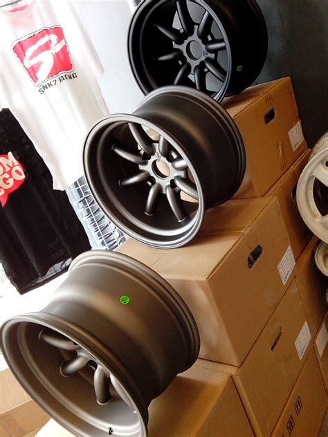 RS RACING MOTORSPORTS: WATANABE RIM - GRED A -15 X 9jj et- NEGATIF 20 / 4 X 114.3 or 100 pcd