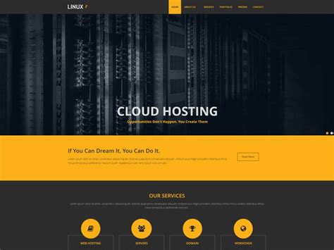 20+ Free Web Hosting Templates HTML5 - TemplatesJungle