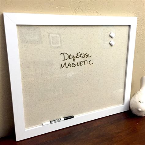 Magnetic Dry Erase Framed Message Board By BelleVieArtDecor