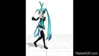 Hatsune Miku - Ievan Polkka Dance End to End Comparison on Make a GIF